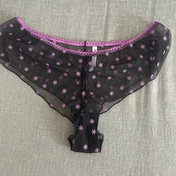 Other - Out From Under Black Pink Floral  Underwear Women’s Size Large